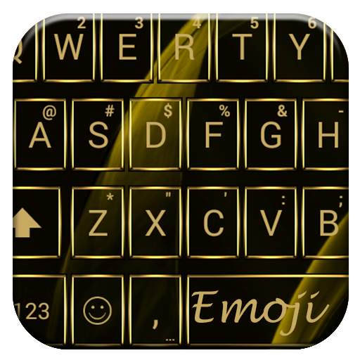 Gate Gold Emoji Keyboard 100