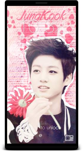 Jungkook Lock Screen screenshot 1
