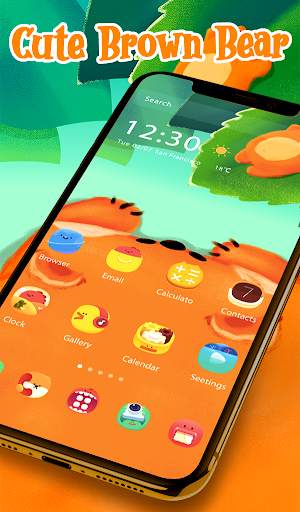 Cute animal theme for Galaxy note launcher HD 2019 screenshot 4