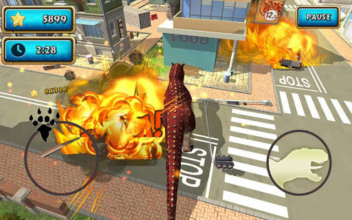 Dinosaur Simulator 2 Dino City screenshot 1