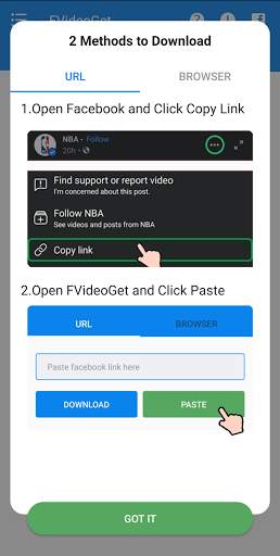 HD Video Downloader For Facebook - Free screenshot 1