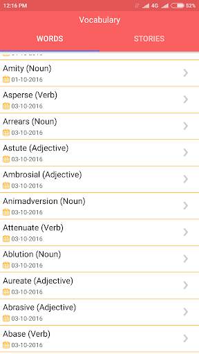English Vocab Builder скриншот 1
