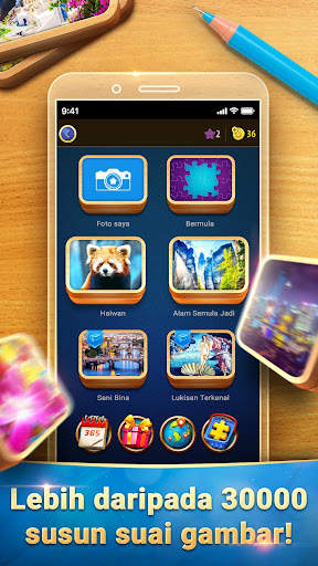 Susun Suai Teka-Teki Gambar Ajaib - Jigsaw Puzzle screenshot 2