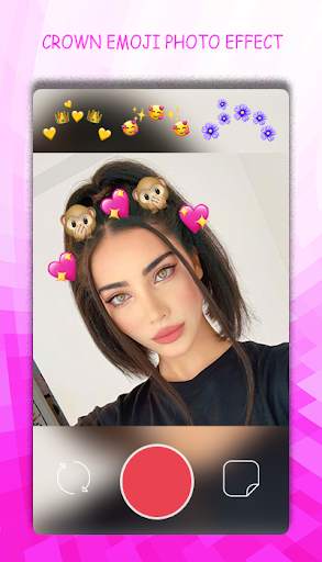 Crown Heart Emoji Photo Editor - Heart Filter screenshot 2