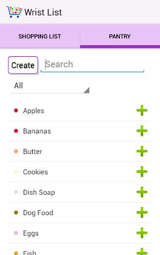 Wrist List - Shopping List screenshot 2