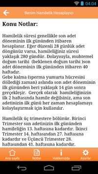 Benim Hamilelik Hesaplayıcı screenshot 4