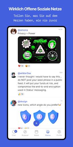 Status - Private Kommunikation screenshot 6