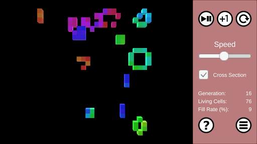 LiliCADroid: Life-Like Cellular Automata 2D and 3D screenshot 2