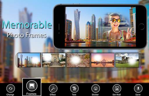 Memorable Photo Frames - famous place photo editor screenshot 1