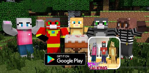 Talking Tom angelas Friends Skin For Minercraft PE screenshot 1