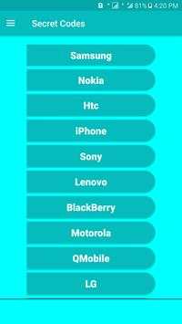 All Mobiles Secret Codes: screenshot 2