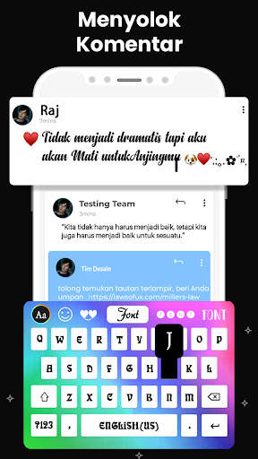 Font keyboard: Fonts stiker screenshot 6