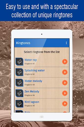 ringtones water for phone, water sounds free screenshot 7