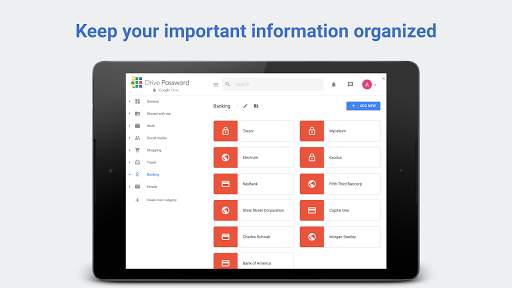 Drive Password - Password Manager screenshot 13