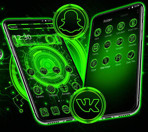Green Technology Launcher Theme💖 screenshot 4