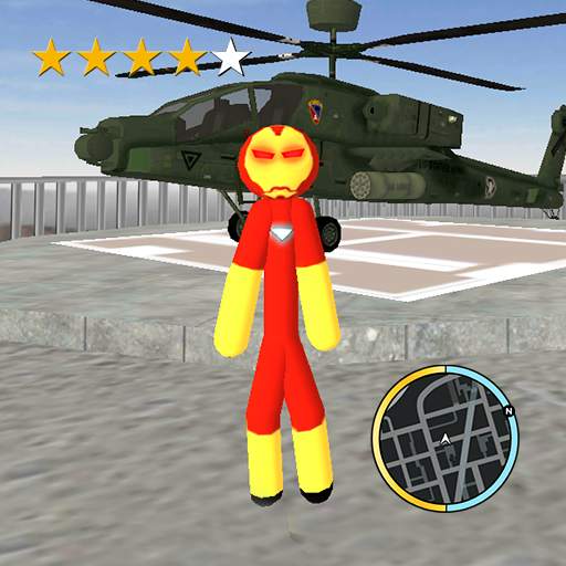 Iron Stickman Vegas Crime Rope Hero Simulator 1.1