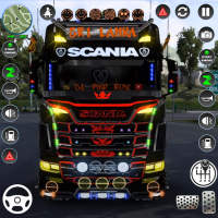 Heavy Car Transport Truck Game logo