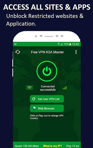 KSA VPN Free Saudi Arabia screenshot 3