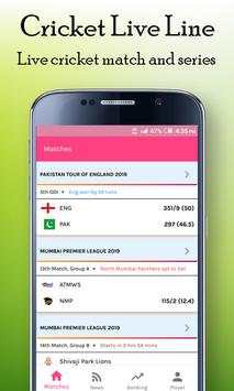 Worldcup Cricket Live Line screenshot 1