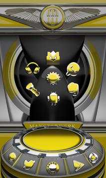Next Launcher Theme Yellow G screenshot 3