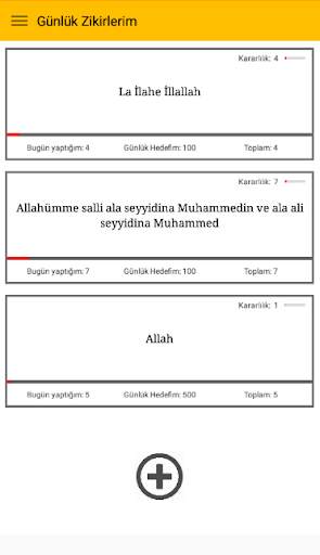 Günlük Zikirmatik - Online Toplu Zikirler screenshot 1