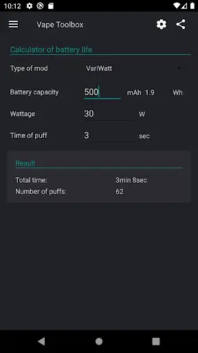 Vape Toolbox Lite screenshot 10