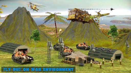 US Army Flying Bus War Rescue Mission screenshot 2