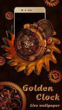 Golden Clock Live Wallpaper screenshot 2