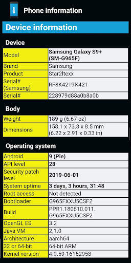 Phone Information screenshot 1