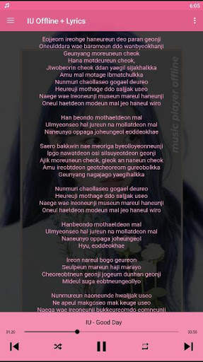 IU Offline Songs-Lyrics K-POP screenshot 4