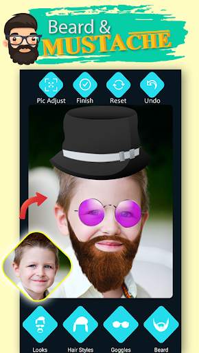 Men Beard Hairstyle Photo Editor screenshot 5