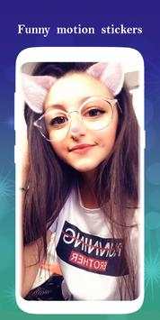 Bunny & Rabit Face camera - Motion Stickers screenshot 2