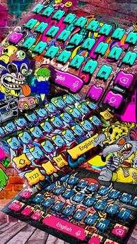 Rock Graffiti Keyboard Theme screenshot 3