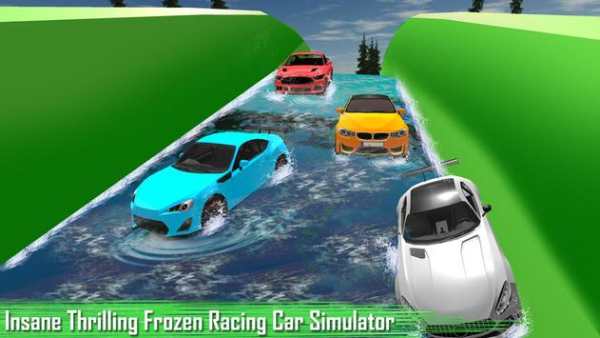 Frozen Slide Race 3D - Car Racing screenshot 3