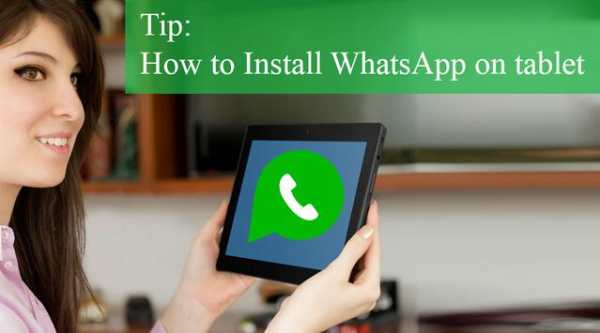 Tip: WhatsApp on tablet screenshot 2