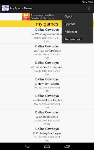My Sports Teams screenshot 11