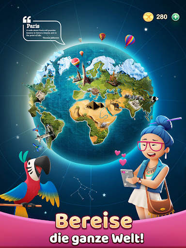 Travel Crush - Reise Abenteuer Match 3 Spiel screenshot 10