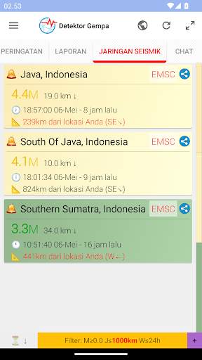 Detektor Gempa screenshot 3