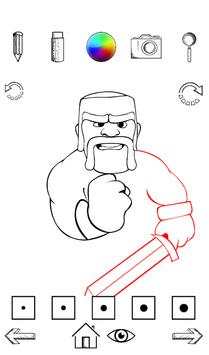 Draw Clash Royale Game screenshot 1