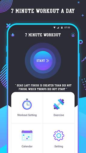 7 Minute Workout: Daily Exercise for Weight Loss screenshot 1