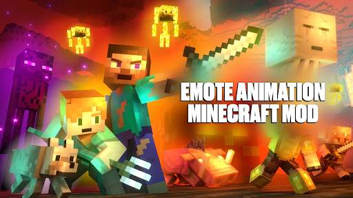 Emote Animation Minecraft Mod screenshot 1