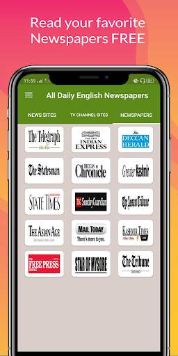 All Daily English Newspaper App screenshot 3