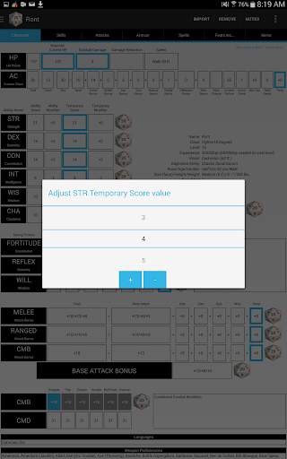 PCGen Character Importer Lite screenshot 19