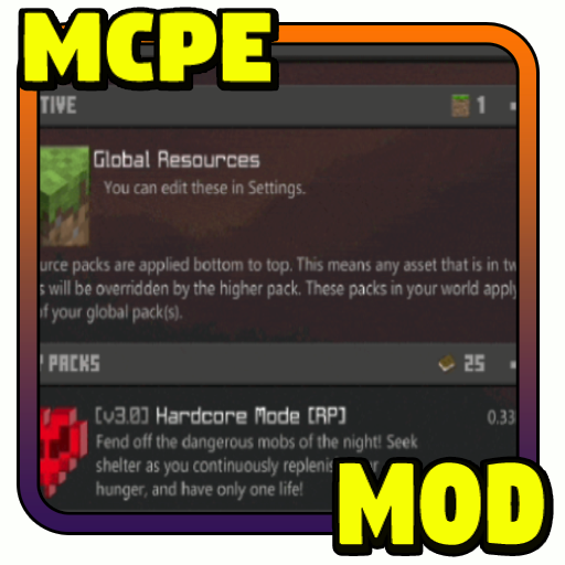 Hardcore Mode MCPE - Minecraft Mod icon