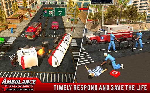 911 Ambulance City Rescue Game screenshot 5