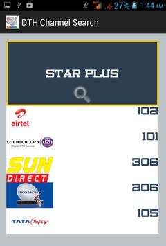 DTH TV Channel Search स्क्रीनशॉट 2