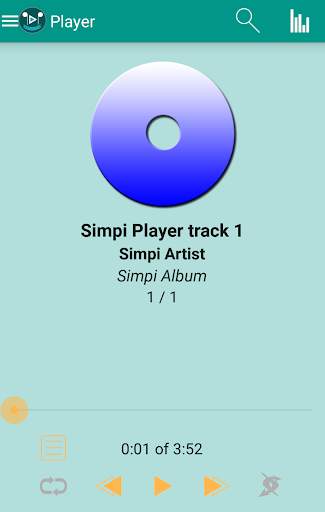 Simpi Music Player screenshot 1