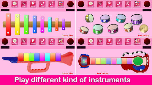 Kids Pink Piano Music & Songs screenshot 3
