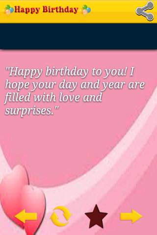 Happy Birthday SMS screenshot 3