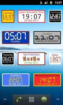 World Clock Widget screenshot 1